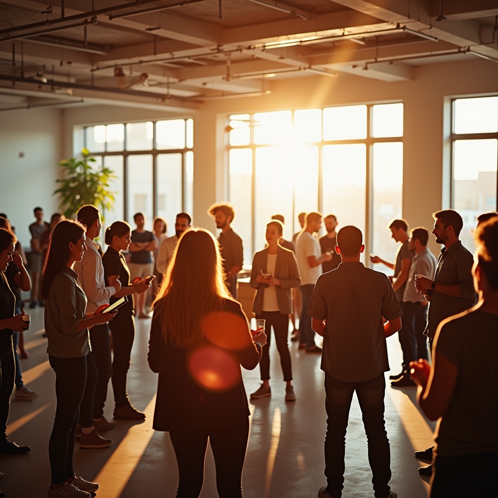 Inaugural meetup — golden hour networking